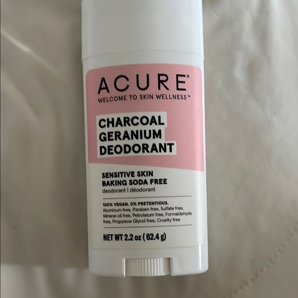 Acure Other - deodorant for sensitive wellnessCollection with Charcoal and Geranium Deodorant